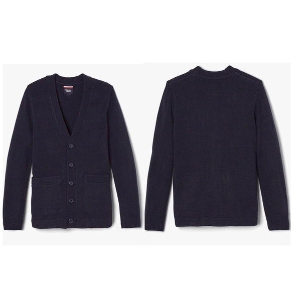 FRENCH Toast Navy Blue Cardigan Size S - Picture 2 of 6